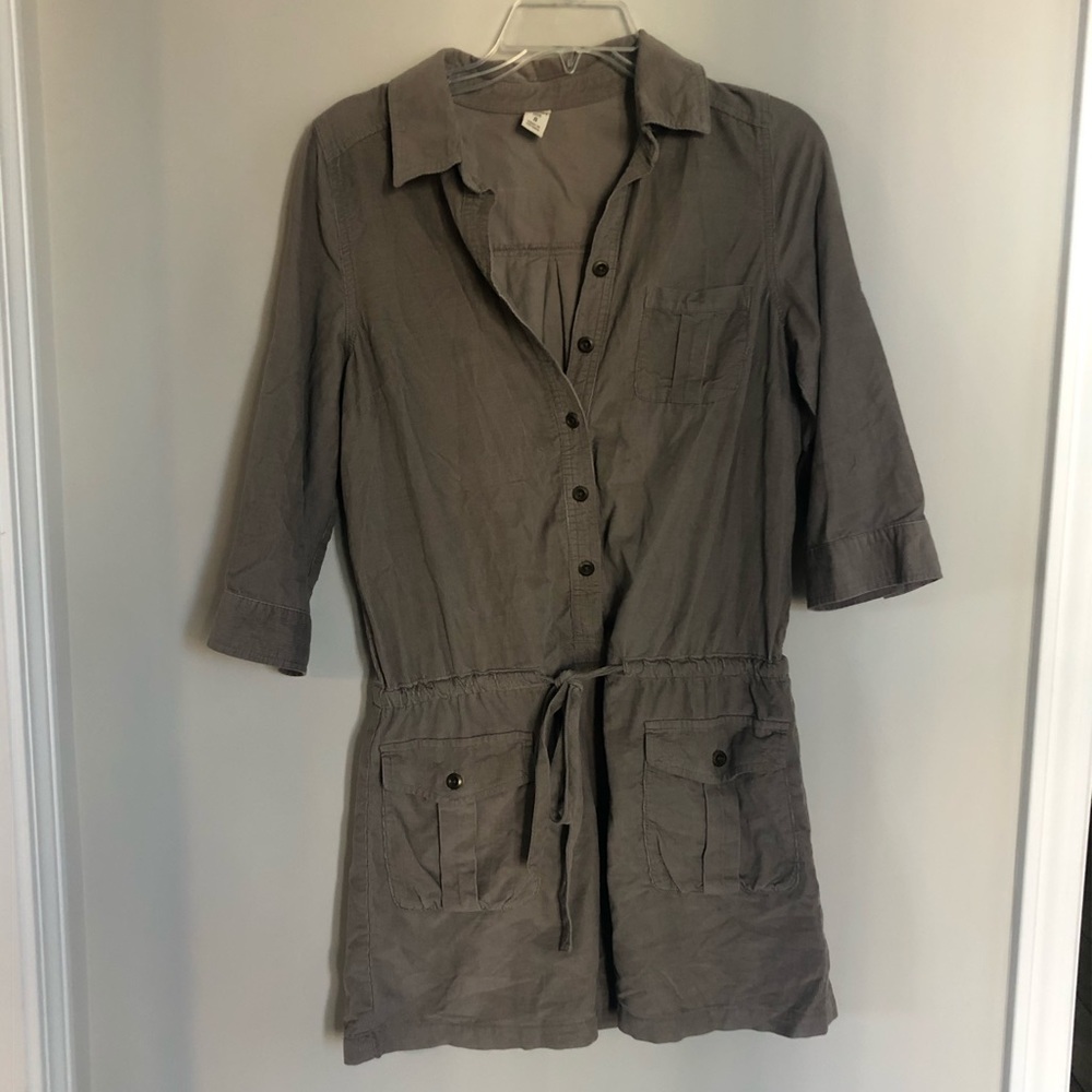 Green Corduroy Dress
